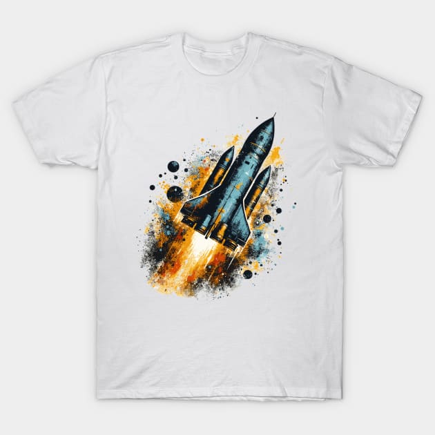 Rocket T-Shirt by Vehicles-Art